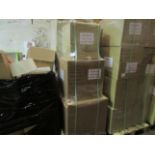 Pallet of Approx 50 Chelsom Light/Lamp Shades. All New & Packaged.Various designs, Colours &