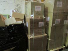 Pallet of Approx 50 Chelsom Light/Lamp Shades. All New & Packaged.Various designs, Colours &