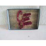 " Carpe That Diem " Wooden Wall Sign - New.