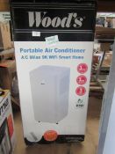 Woods - Portable AC Milan 9K WiFi Smart - Items Tested Working & Boxed.