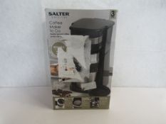 Salter - Coffee Maker To Go - Powers On & Boxed.
