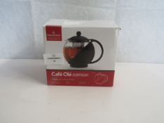 Grunwerg - Caf? Ole Teapot With Infuser Basket - Boxed.