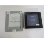 2x Photo Frames, Look In Good Condition, Boxed.