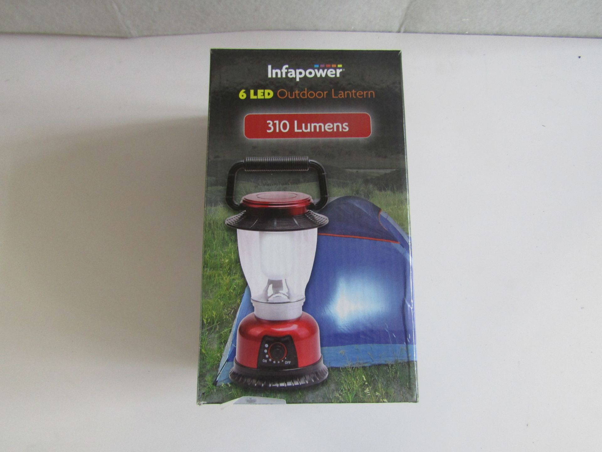 Infapower - LED Outdoor Lantern, 310 Lumens, Has A Small Crack On The Base - Untested.