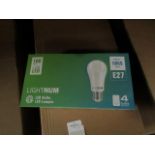 Pack of 4 Lightnum E27 13w LED light bulbs, new and boxed