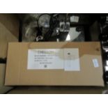 Box Of 2 Chelsom Chrome & Black Wall Lights - New & Boxed.