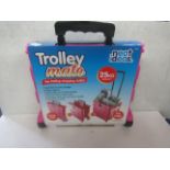 NeatIdeas - Pink Folding Shopping Trolley / 25kg Capacity - New.