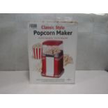 Fusioin - Classic Style Popcorn Maker - Untested & Boxed.
