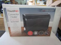 Powatron - Convector Heater - Untested & Boxed.