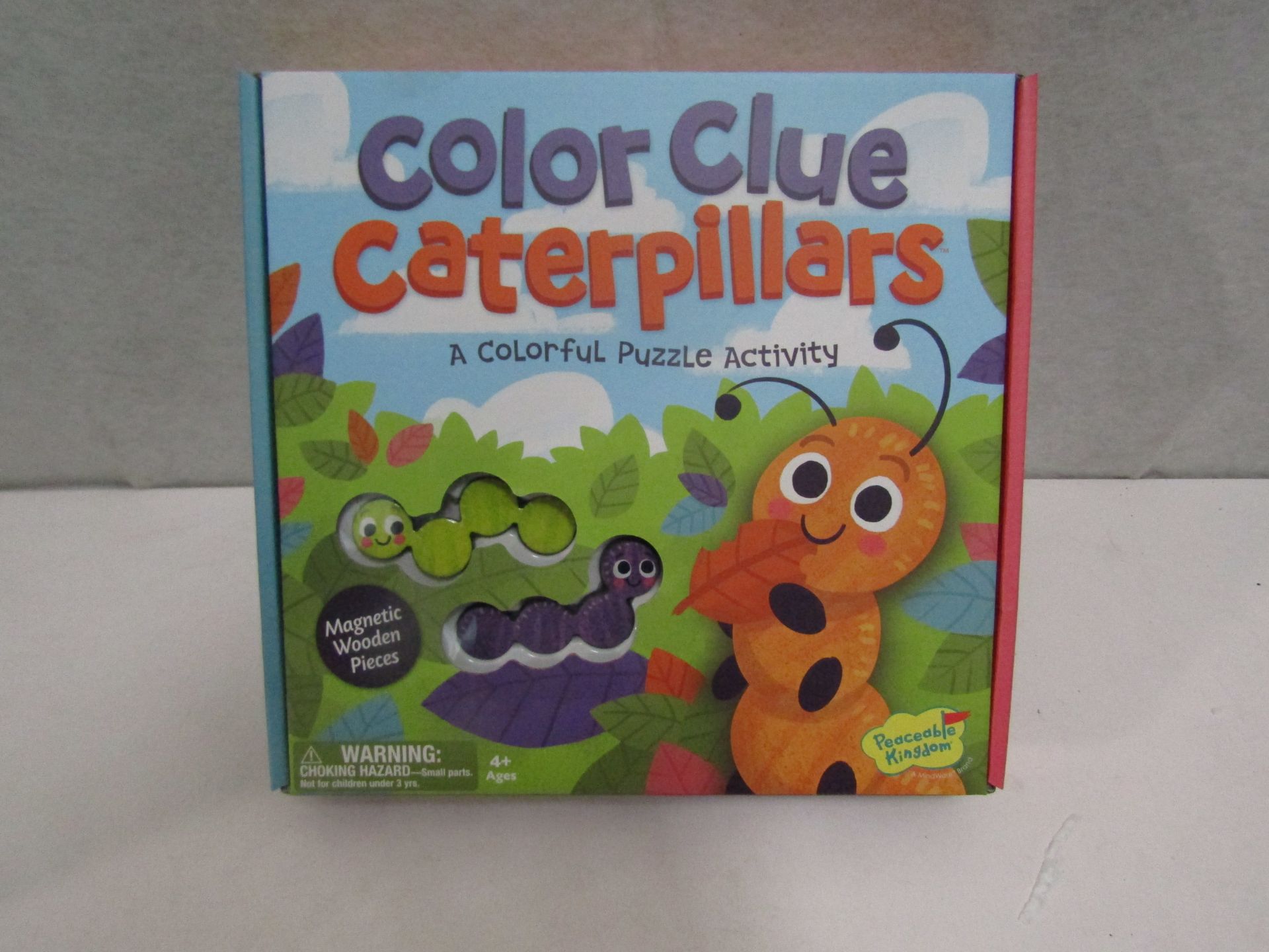 6x Peaceable Kingdom - Colour Clue Caterpillars Puzzle Activities - All New & Boxed.