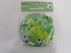 24-Packs With 3-Inner Units Self-Inflating Football Balloons 18cm Dia - New & Boxed.