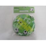 24-Packs With 3-Inner Units Self-Inflating Football Balloons 18cm Dia - New & Boxed.