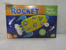 6x Peaceable Kingdom - Shiny Rocket 39-Pc Floor Puzzles - New & Boxed.