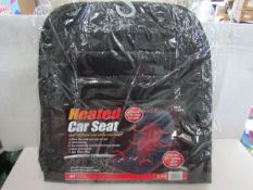 FastLane - Heated Car Seat Cover ( Universal fit ) - Packaged.