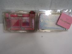 2x TheColourWorkshop - Sweetheart 14-Piece Beauty Set With Clutch Bag - New & Packaged.