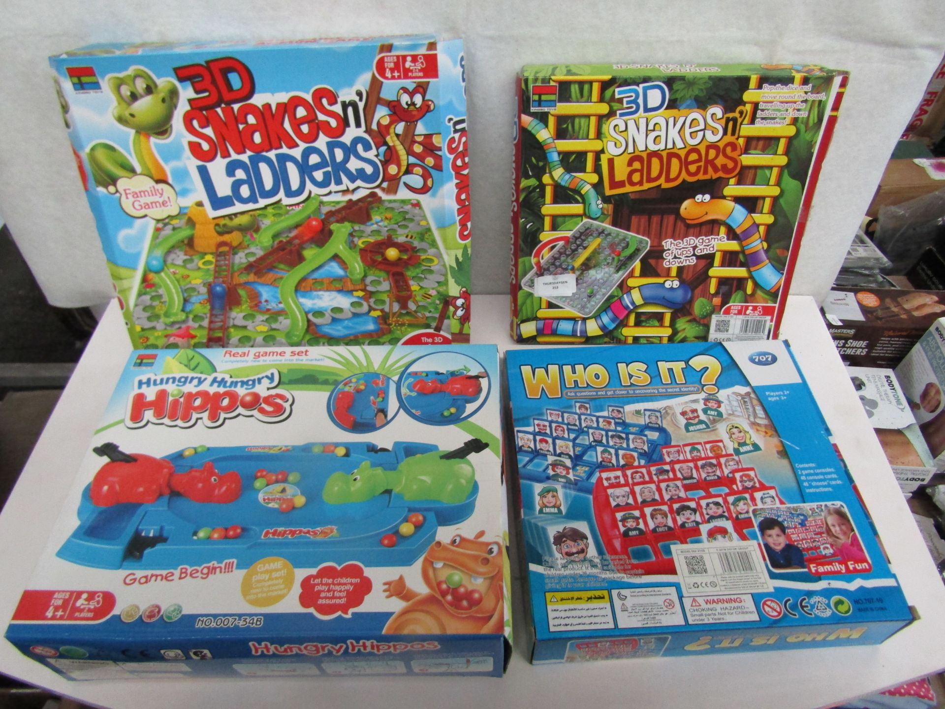 4 Various Game - See Image - Unchecked & Boxed.
