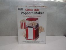 Fusioin - Classic Style Popcorn Maker - Untested & Boxed.