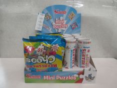 Swizzels - Set of 24 Assorted Puzzles - New With Display Box.