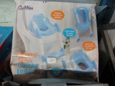 Cuddles - Blue Toddler Toilet Training Ladder - Unchecked, Box Damaged.