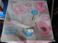 Cuddles - Pink Toddler Toilet Training Ladder - Unchecked, Box Damaged.