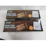 2x Masters - Mens Shoe Stretchers - Boxed.