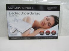 Dreamscape - Luxury Electric Heated Underblanket / Single - Untested & Boxed.