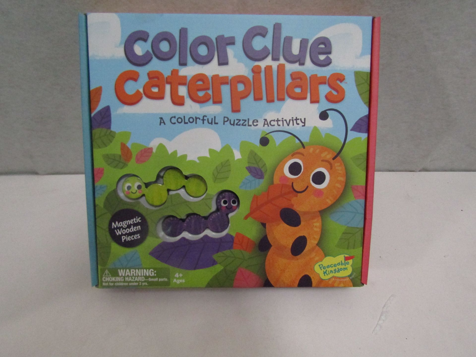 6x Peaceable Kingdom - Colour Clue Caterpillars Puzzle Activities - All New & Boxed.