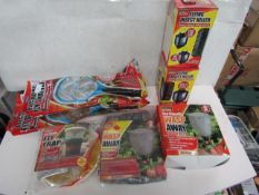 7-Item Mixed Lot of Insect Pest Control Items - See Image For Contents.