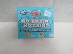 24x GamesRoom - "No Brain No Gain! " Game - New & Boxed.