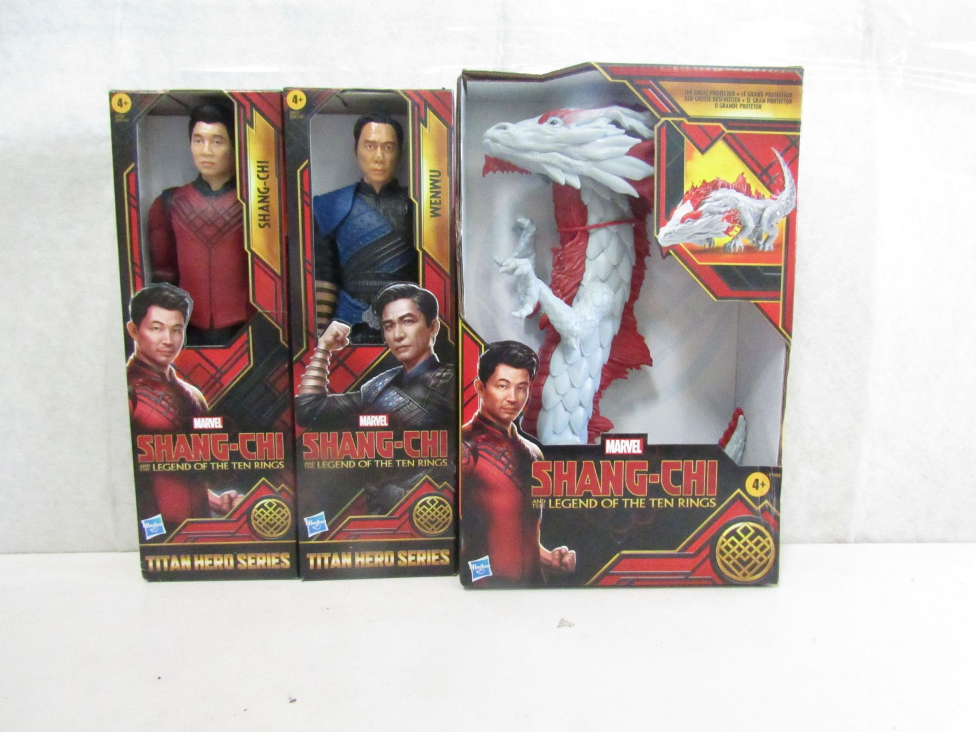 2x Boxes of 4 Marvel - Shang-Chi & The Legend of The Ten Rings Action Figures ( 2x RED / 2X BLUE ) -