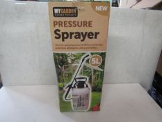 MyGarden - 5L Pressure Sprayer - Unchecked & Boxed.