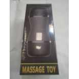 Male Masturbation massage toy with 2 insertion channels, new and boxed