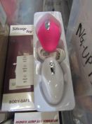 2x Silicone Toy- Body Safe, Quiet, USB Rechargeable Deep Vibration, New & Boxed.