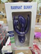 Aphrodisian Rampant Bunny, Waterproof, Purple, New & Packaged.