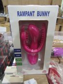 Aphrodisian Rampant Bunny, Waterproof, Pink, New & Packaged.
