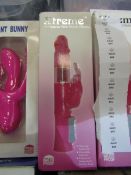 Extreme Intense Penis Rabbit Vibrator, Water Proof, Flickering Bunny Ears, 8 Incredible Functions,