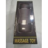 20x Male Masturbation massage toy with 2 insertion channels, new and boxed