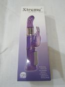 Aphrodisia Extreme Intense Penis Rabbit Vibrator, Purple With 8 Speeds & 8 Functions - New & Boxed.