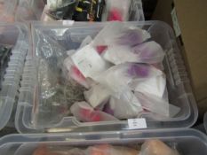 Box Of Approx 100x Adult Toys, Contains Nipple Clamps & Small Butt Plugs. New & Packaged.