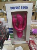 Aphrodisian Rampant Bunny, Waterproof, Pink, New & Packaged.
