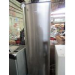 AEG - Santo Oko Silver Freestanding Fridge - Powers On, Does Not Get Cold. Need Intensive Clean. May