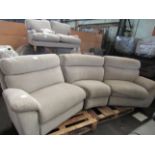 Cloud 4 Seater Curved Sofa in Cloud Collection Silver No Wood RRP 1349 About the Product(s) Cloud