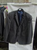 M&S Mens Grey Tailored Fit Performance Suit Jacket, Size: Chest 46" Long - Good Condition.