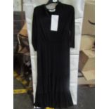 Dennis Day Collection Ladies Black Mesh Dress, Size: 12 - Good Condition.
