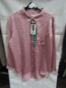 Jacks Girlfriend New York Ladies Blouse Pink, Size: XL - Good Condition.