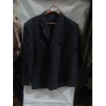 M&S Mens Navy Regular Fit Suit Jacket, Size: Chest 50" M Machine Washable - Good Condition.