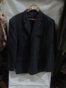 M&S Mens Navy Regular Fit Suit Jacket, Size: Chest 50" M Machine Washable - Good Condition.