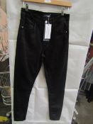 2x Sosandar Regular Leg Perfect Skinny Jeans, 12 Black, New & Packaged.