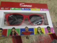 2x Suneez - Children's Red Sunglasses - New & Boxed.