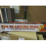 Asab BBQ Branding Iron For Steak - Unchecked & Boxed.